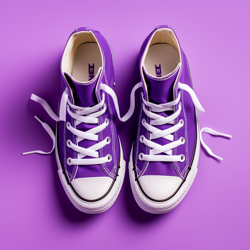 converse фіолетові