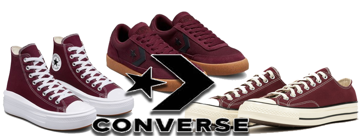 Бордові кеди Converse: стиль та образи