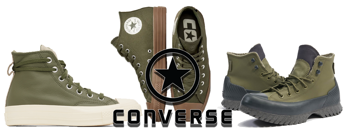 Хакі кеди Converse: стиль та образи