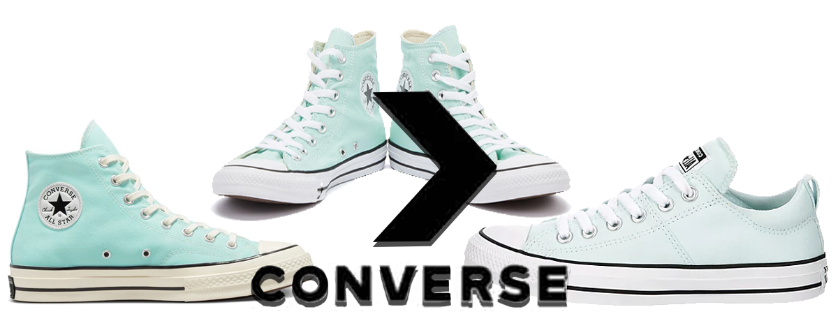 М'ятні кеди Converse: стиль та образи
